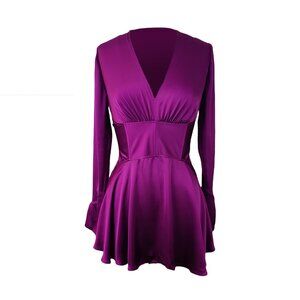 Orchid Cupro Corset Blouse